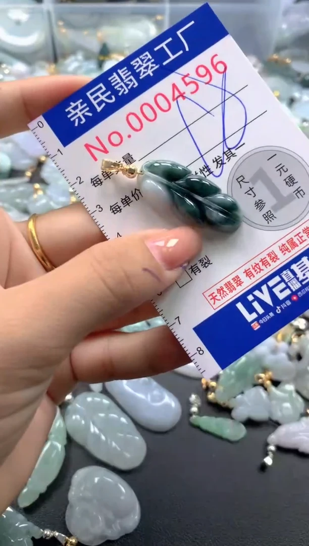 颈饰未镶嵌翡翠4596