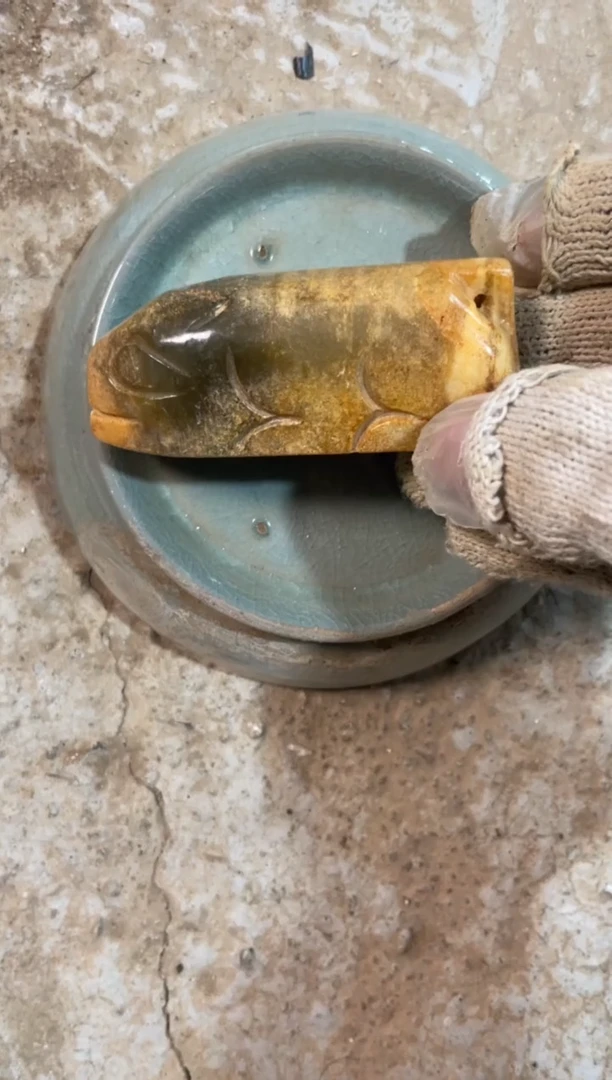瓷片手工，手绘，陶瓷