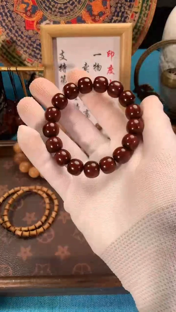 手串/手链小叶紫檀印度小叶紫檀（檀香紫檀）11*12手串