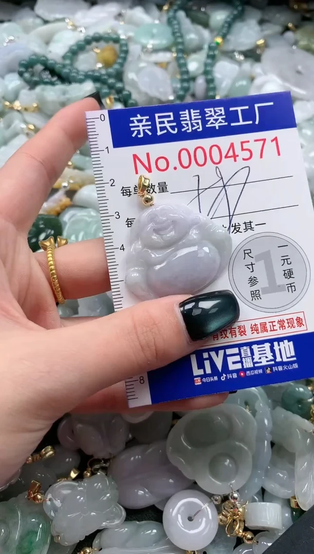 翡翠未镶嵌吊坠(不含链)4571