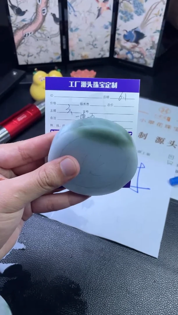 定制翡翠手镯未镶嵌手镯定制一件