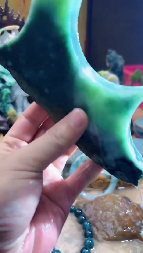 未镶嵌挂件翡翠A货张麦6087