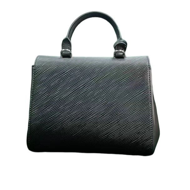 TOLEX2025新款手工女包水波纹手提白色黑色粉色20cm