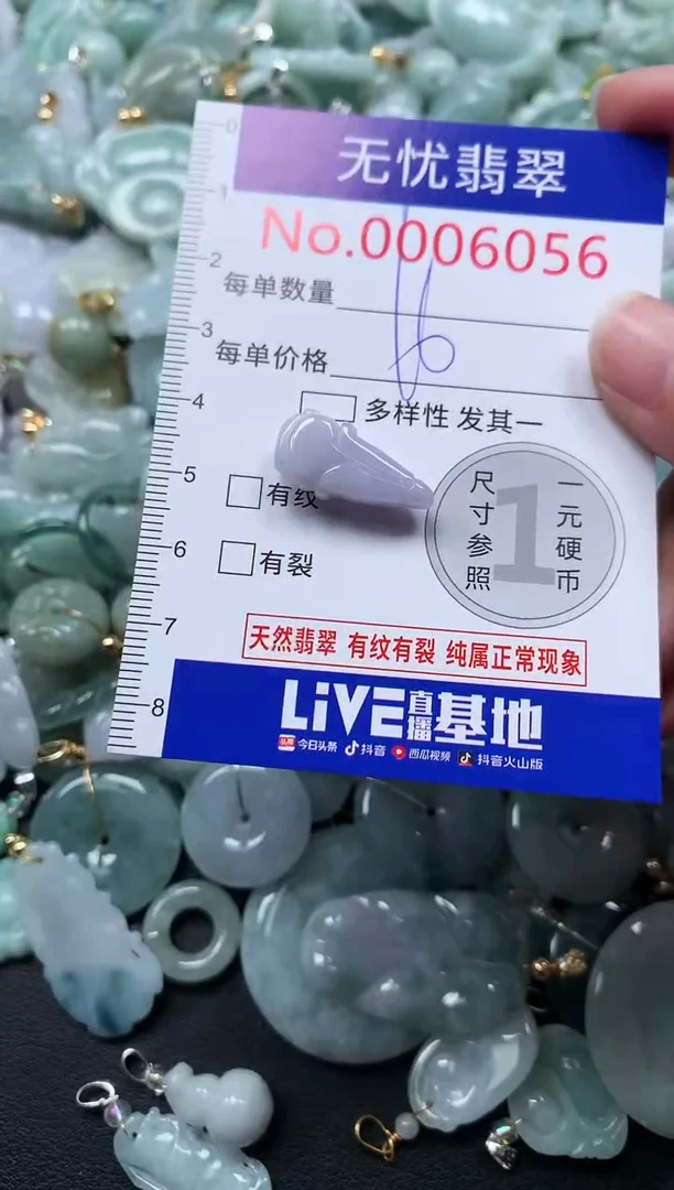 颈饰未镶嵌翡翠6056