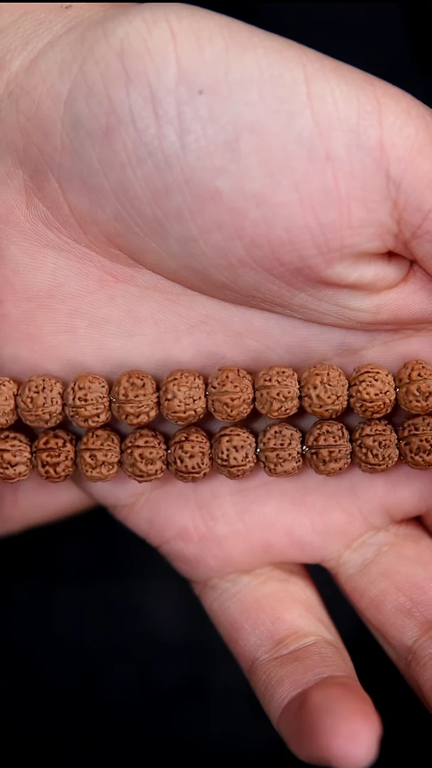 手串金刚菩提凹底梅花长串108