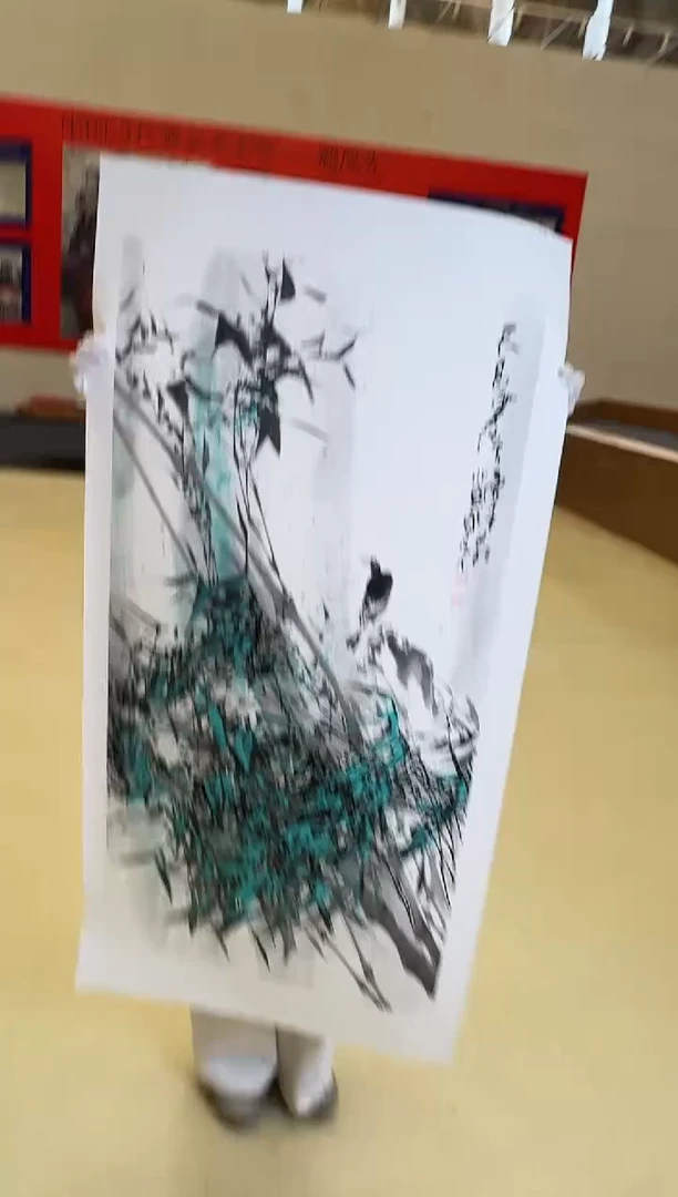 国画81送书众合郝凤先老师作品