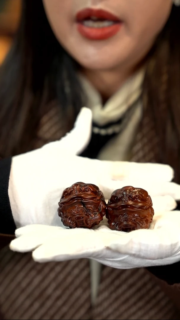 木W**.雷击枣木金蟾手球