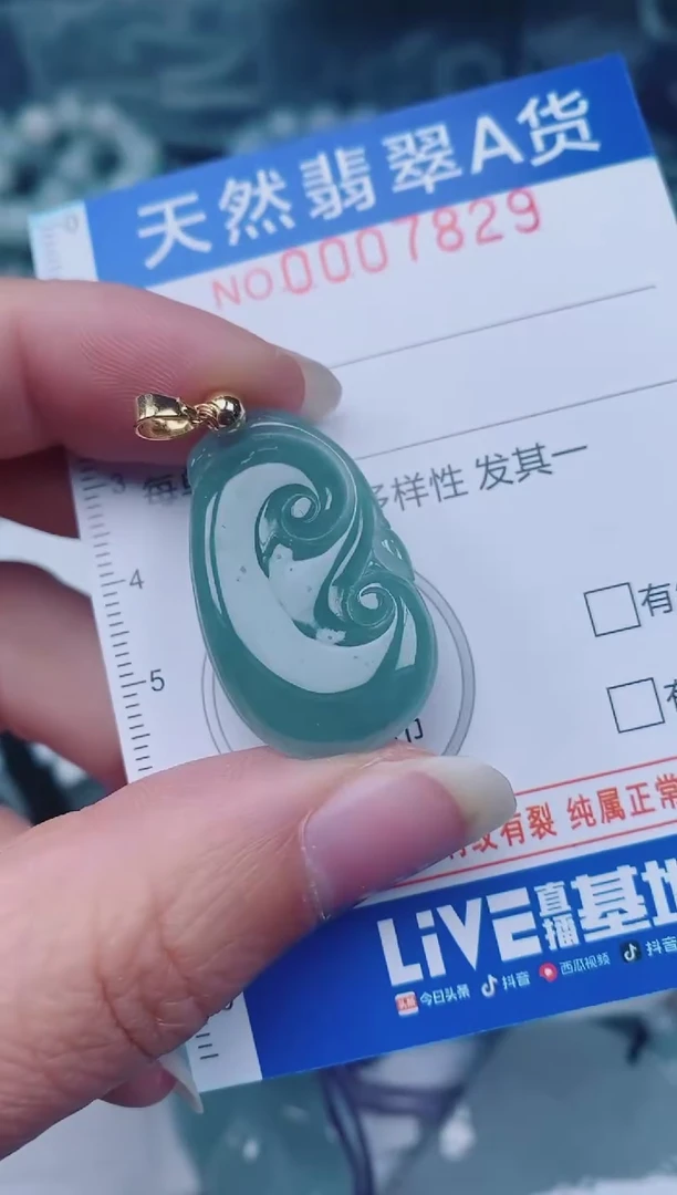 颈饰未镶嵌翡翠00007829