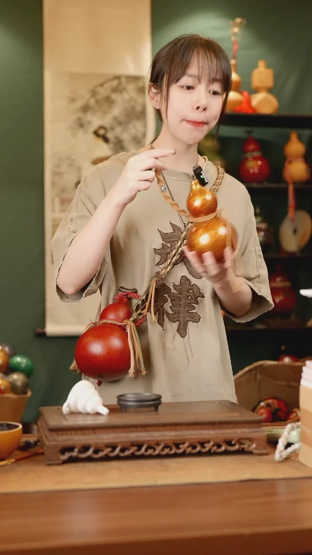 202号精品天然大漆酒葫芦一物一拍~