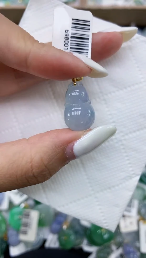 颈饰18K金镶嵌翡翠11111111111