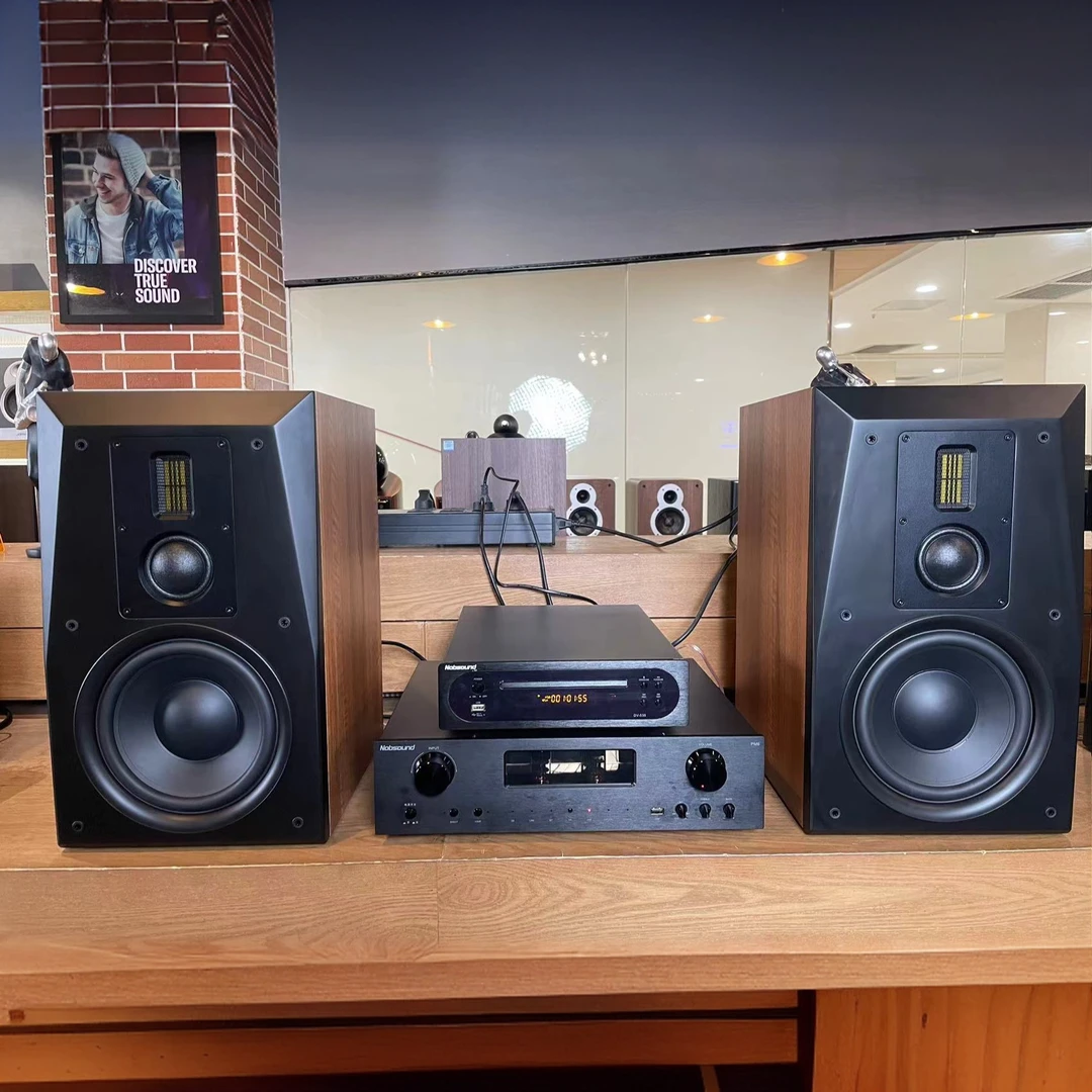 天逸童笛 S8 三分频带式高音HiFi木质音箱 PM6 胆机蓝牙功放组合