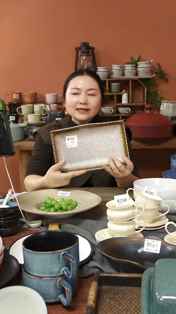 陶瓷B702陶瓷磨砂盘一个微瑕