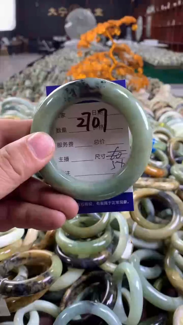 未镶嵌蛇纹石玉手镯2707