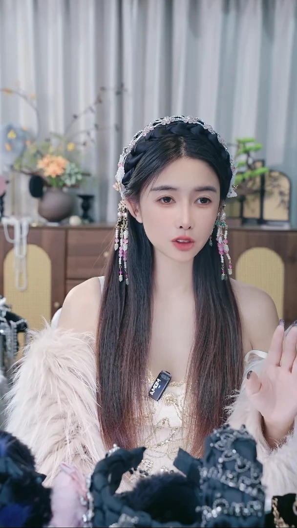 合金布艺轻奢高定发箍 A047