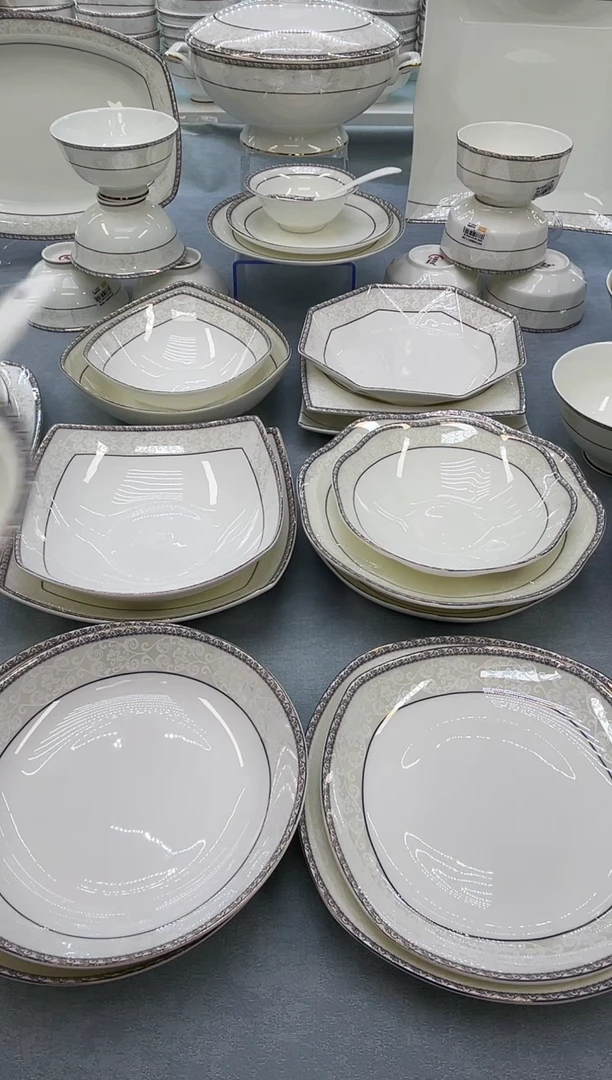 骨瓷玲珑小勺20个