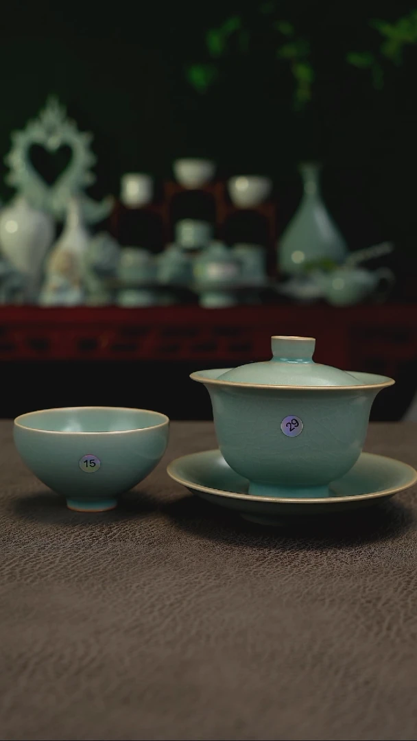 29号玉兰三才微瑕赠微瑕单杯~帆