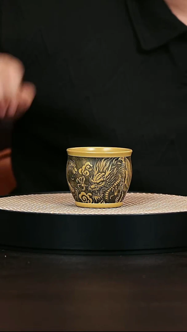 茶壶紫砂段泥主人杯