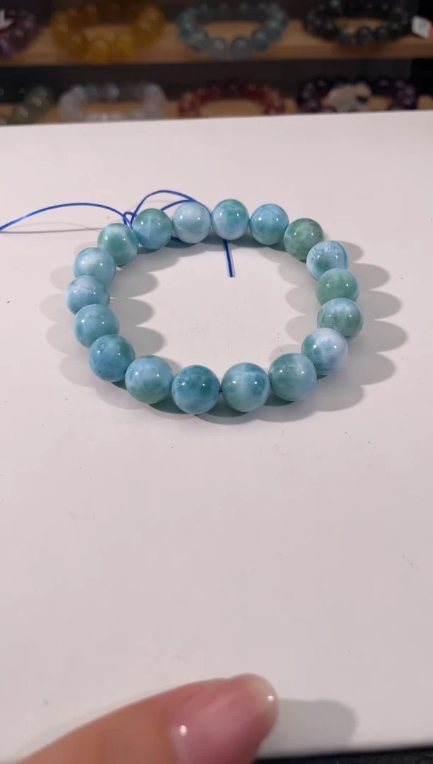 针钠钙石（海纹石）未镶嵌手链海纹石 11