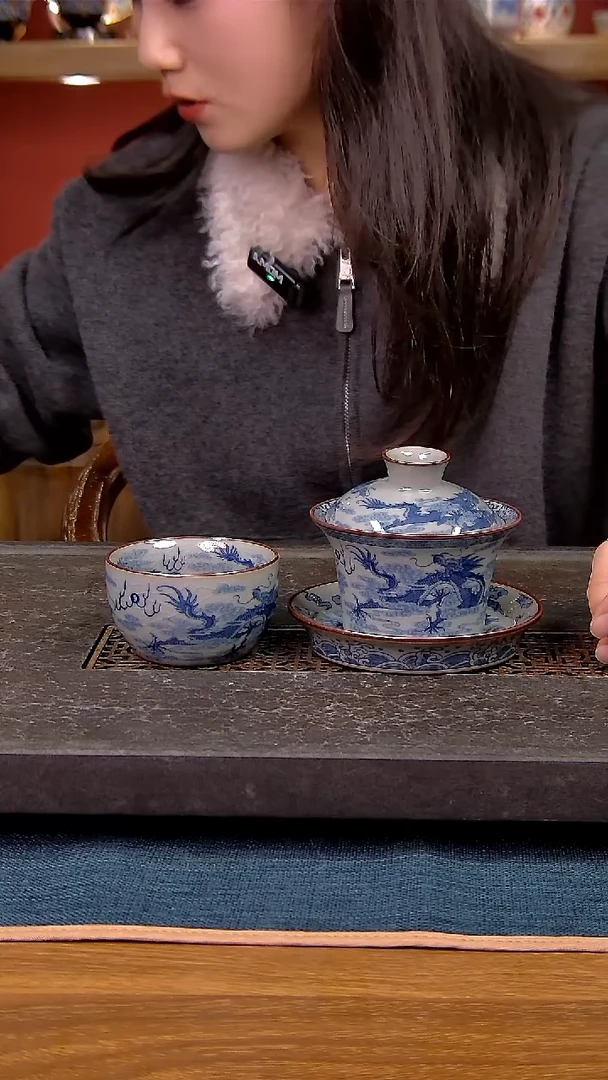 简装家用款件套 老陶泥开片纹陶瓷茶具