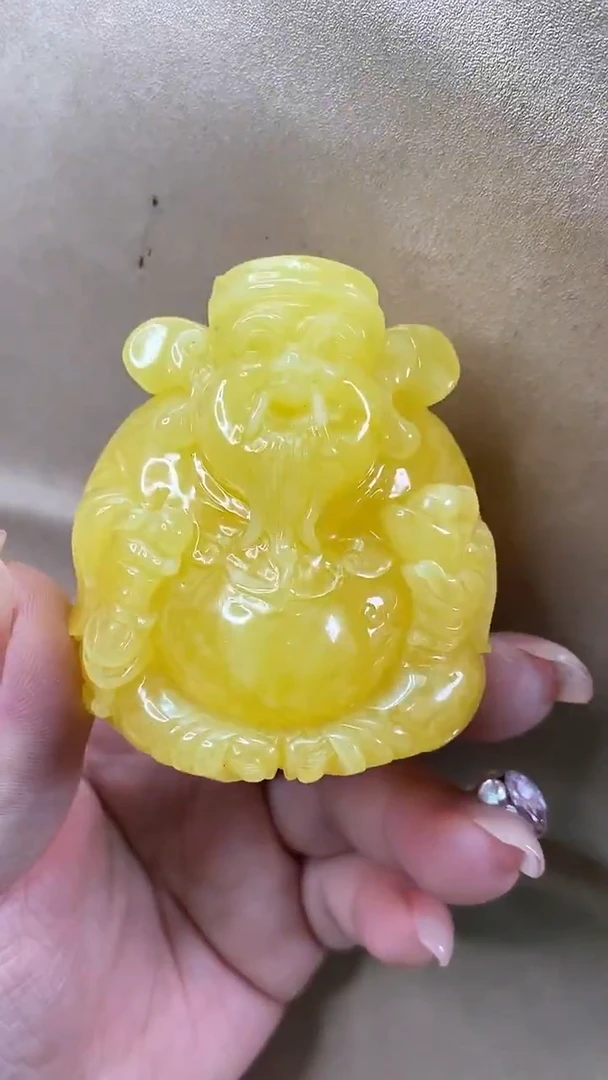 琥珀颈饰未镶嵌吊坠