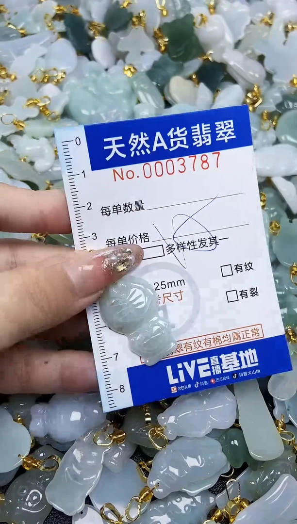 翡翠未镶嵌颈饰天然A货翡翠