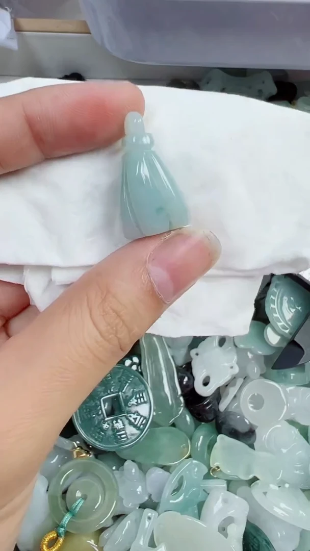 散珠翡翠971号链接，A货翡翠