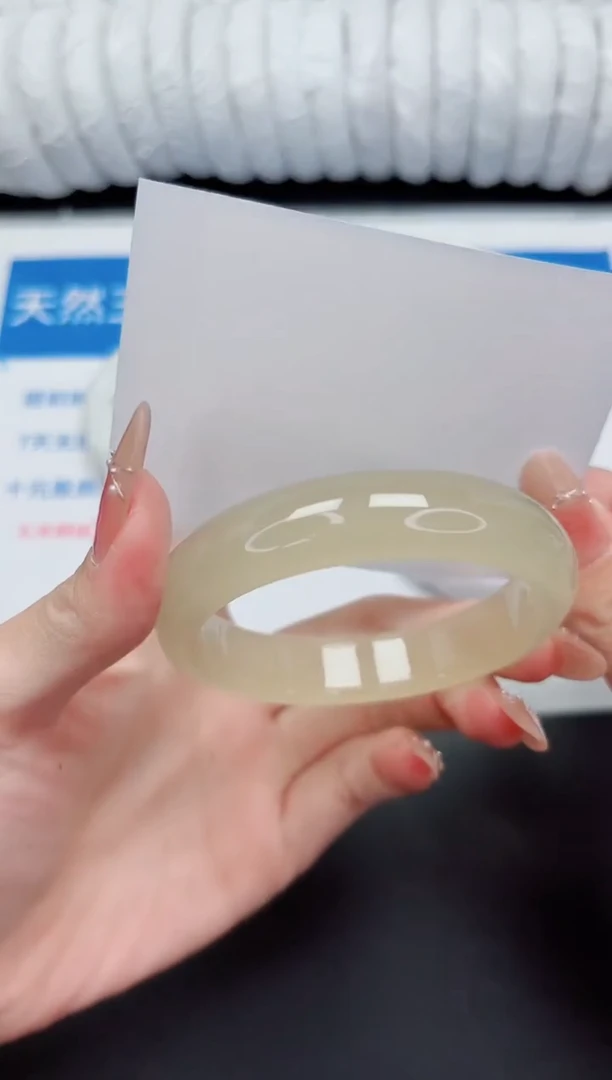 未镶嵌手镯石英质玉193-56.5XBJ