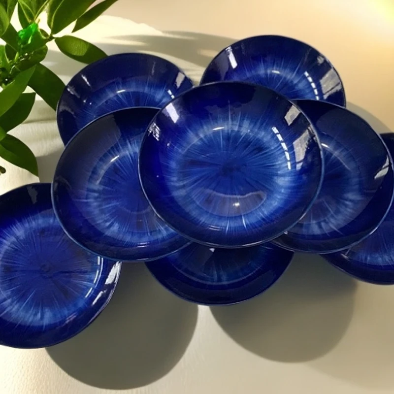 001-餐具陶瓷8个盘子