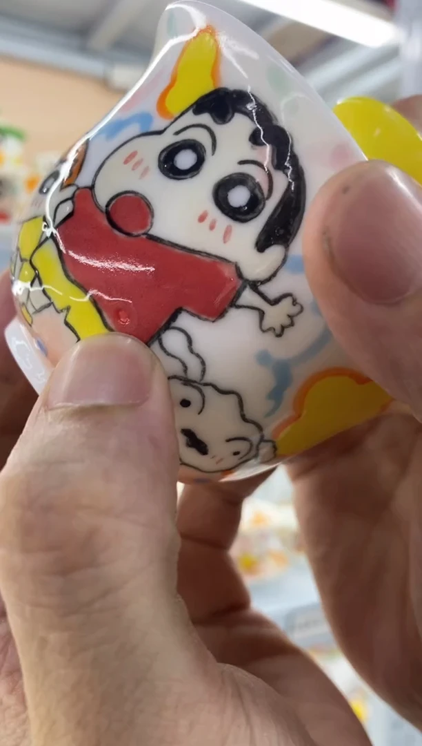 高温釉下彩纯手工手绘陶瓷
