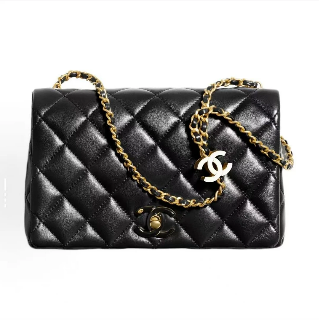 99新 Chanel/香奈儿 24A 口盖斜挎单肩包 安洁利严选/XX01