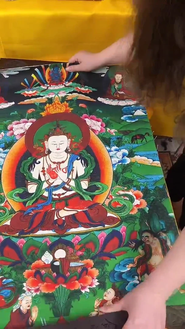 卷轴画绘画类唐卡 16043