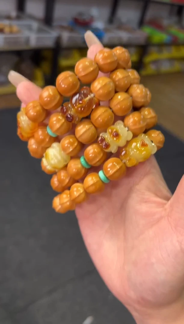 【闪购商品】菩提根/象牙果吊坠  12mm猴头鲨鱼背素圈