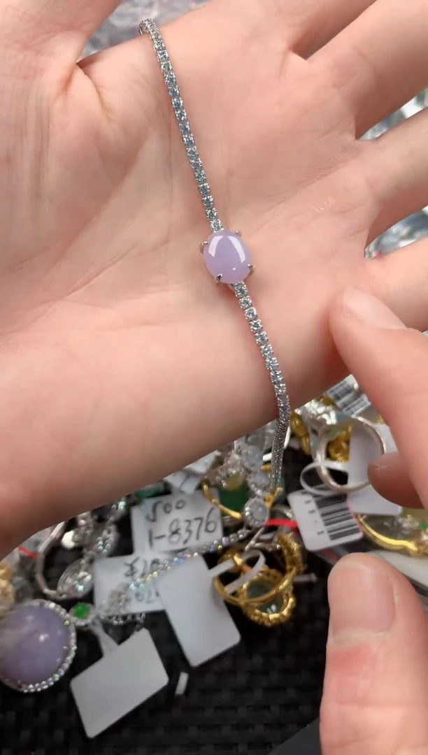 银S925镶嵌戒指翡翠111-----3