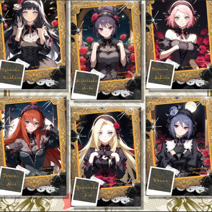 〖强取自选角色〗剪影文创火影忍者A5大卡二创收藏色纸（默认代拆）