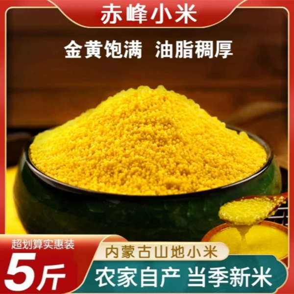 【25年精选新米】 内蒙大金苗糯黄小米优质黄小米当季新米
