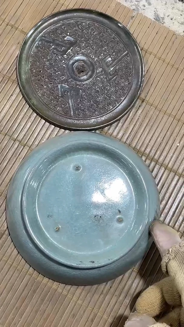 瓷片手工，手绘，瓷器