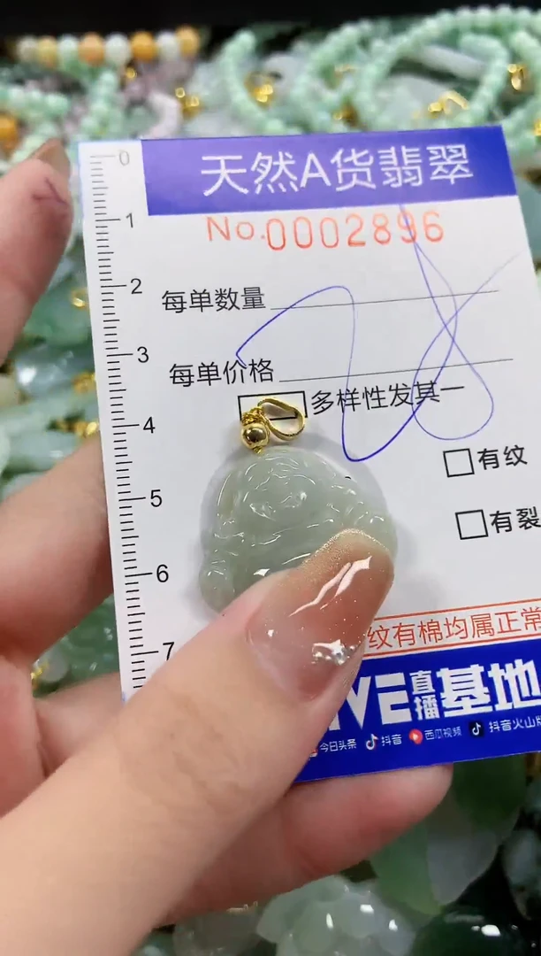 颈饰未镶嵌翡翠天然A货翡翠