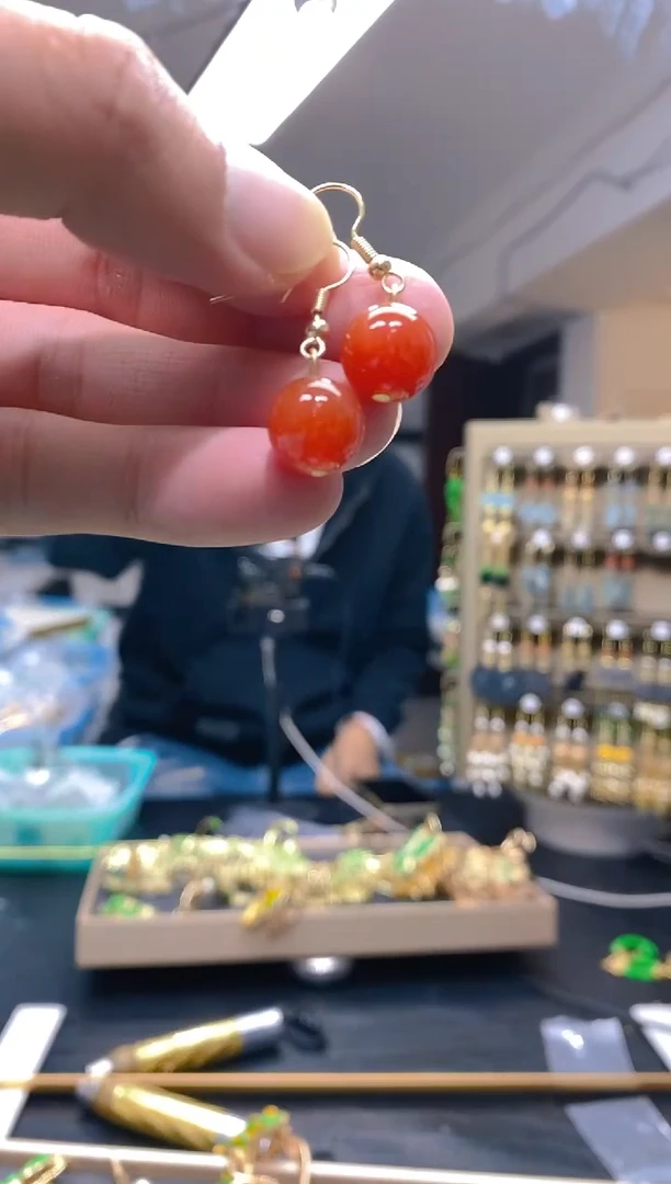 【闪购商品】玛瑙/玉髓耳饰合金3玛瑙饰品