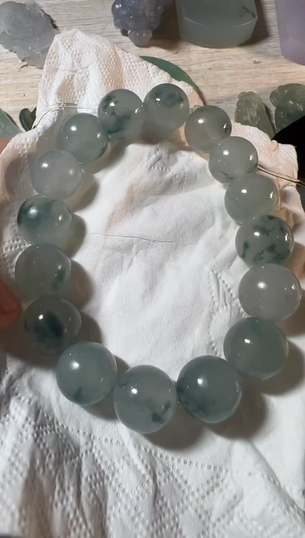 未镶嵌定制翡翠手串