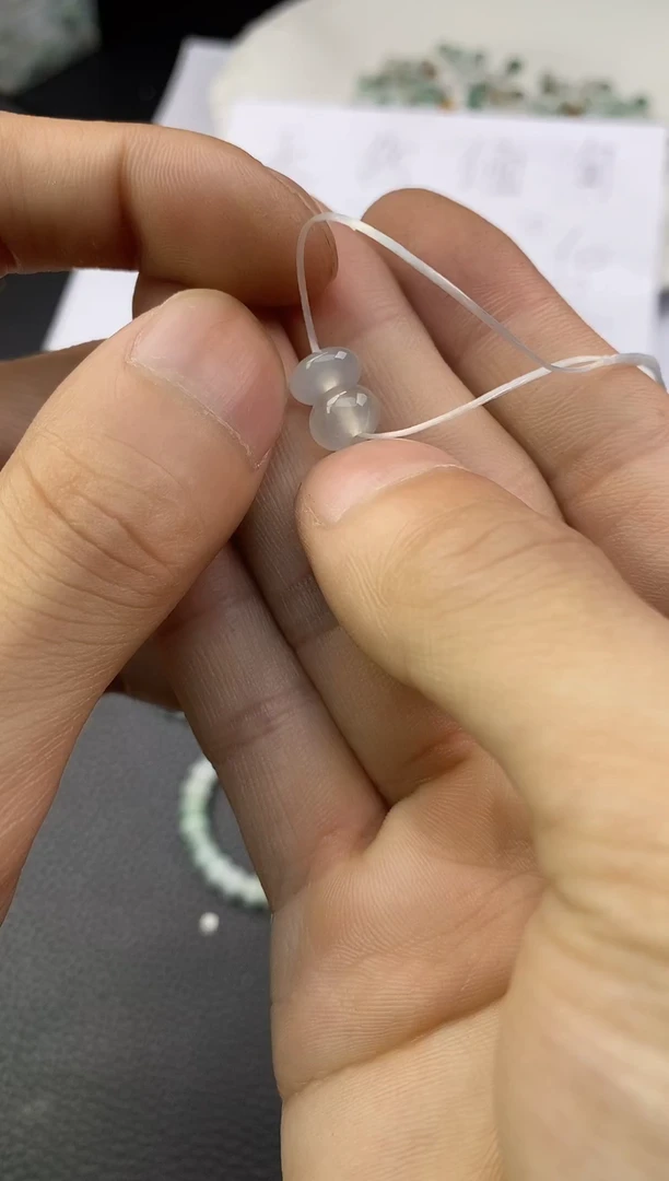 翡翠散珠95天然A货翡翠散珠卡