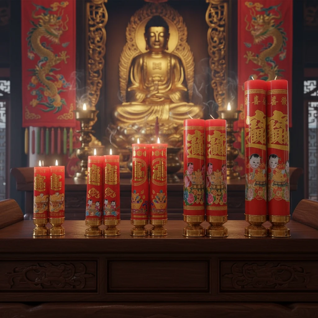 2026年春节大礼包香烛挂饰挂件灯笼中国结等一应俱全一站式购买齐