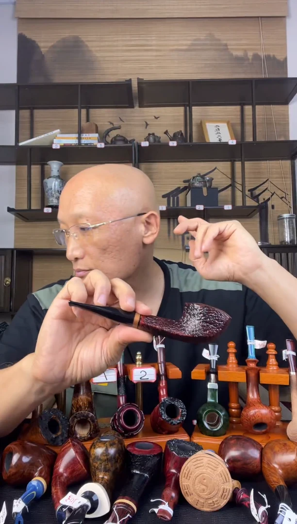 石楠木纯手工意大利石楠木烟斗