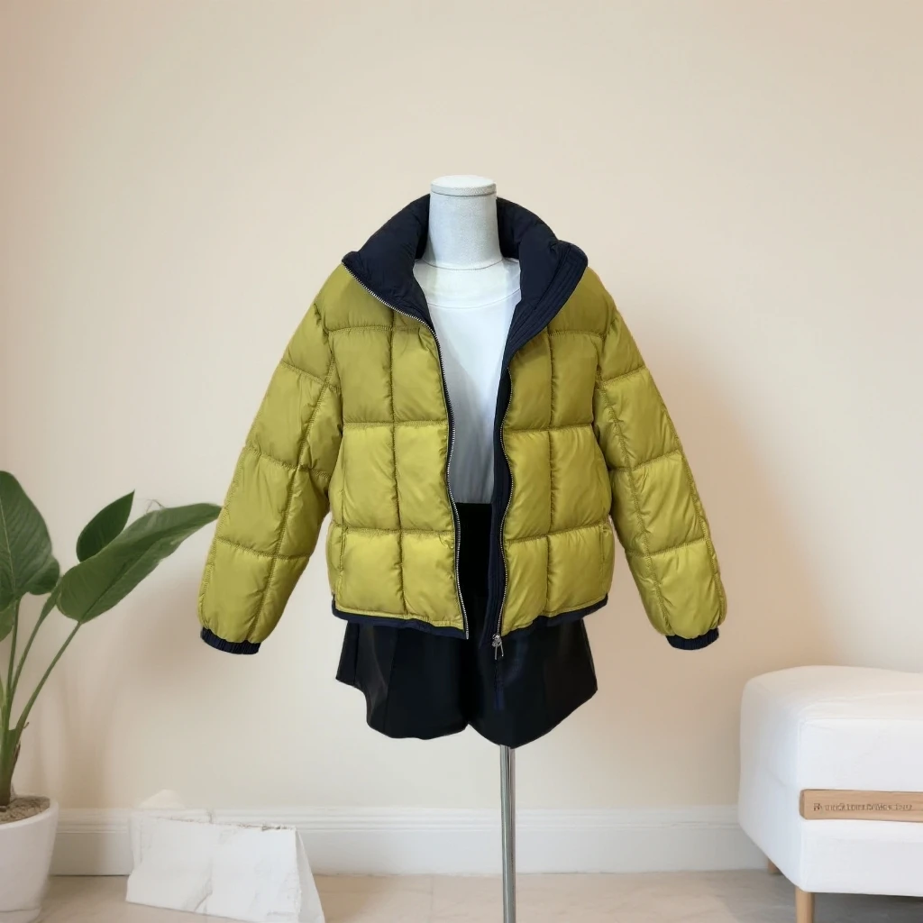 25832拼接外套女款时尚百搭简约显瘦外套