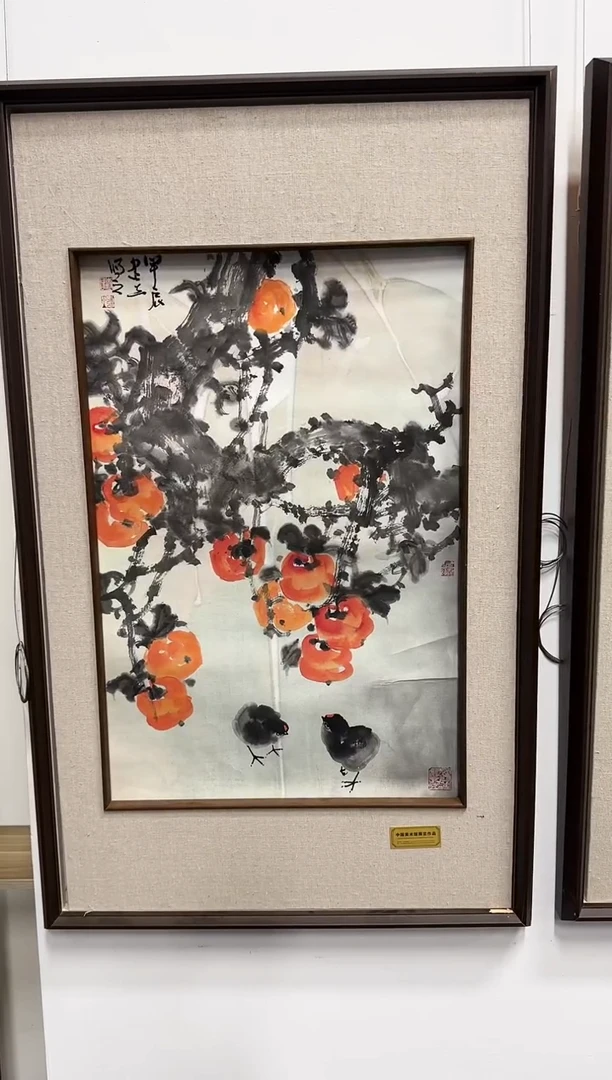 国画12查建立  花鸟国画  2.7平尺