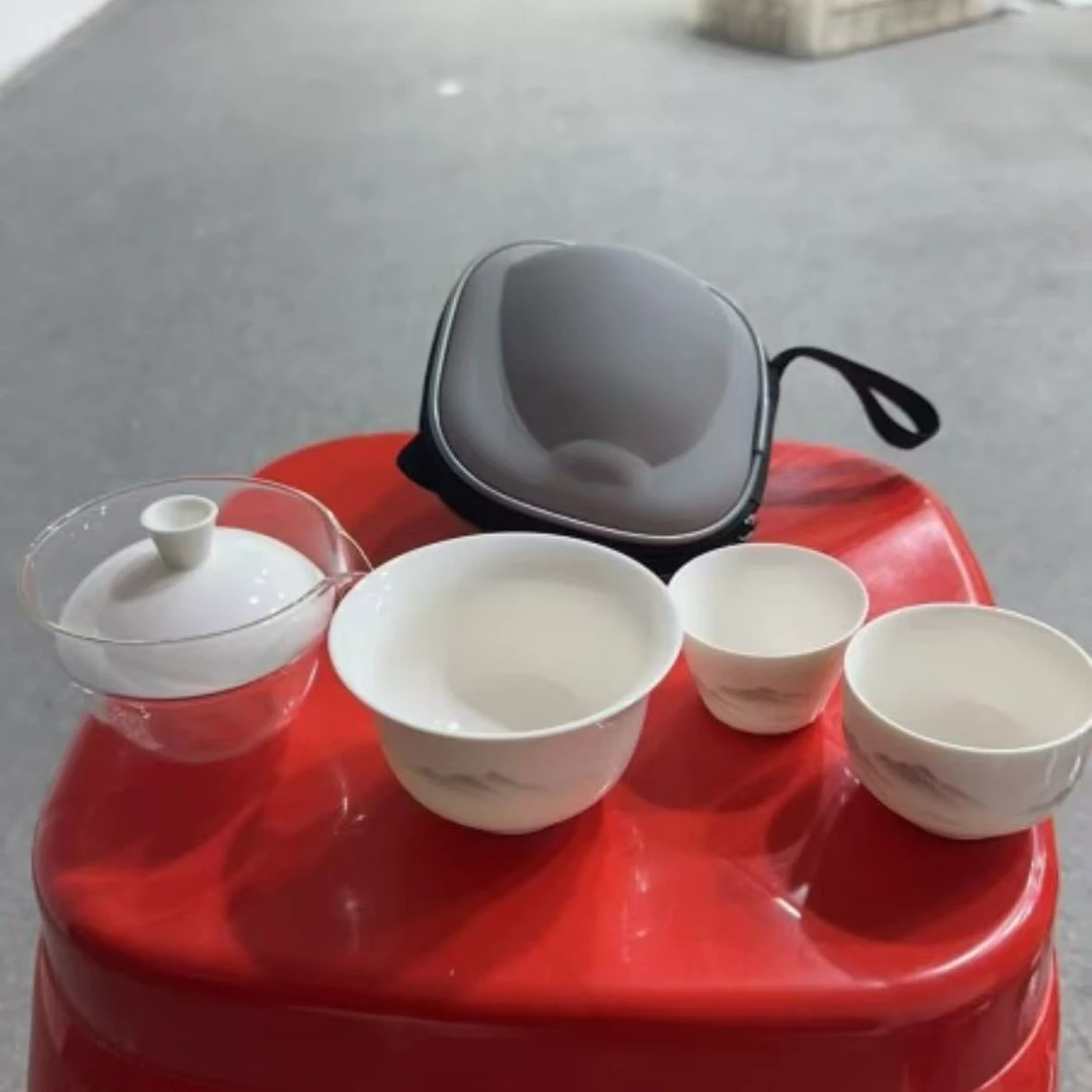 g065-山水盖碗旅行茶具