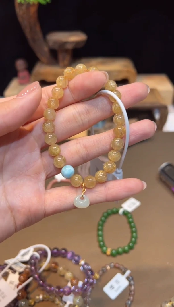 水晶手链未镶嵌手饰@@E6308