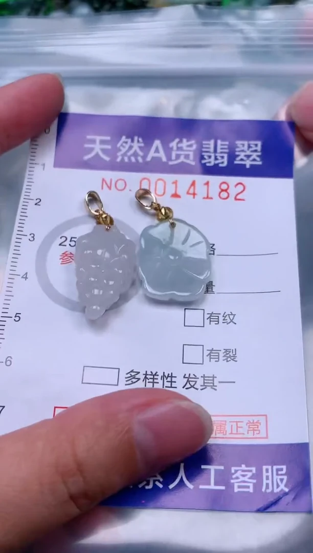 吊坠(赠链)未镶嵌翡翠1