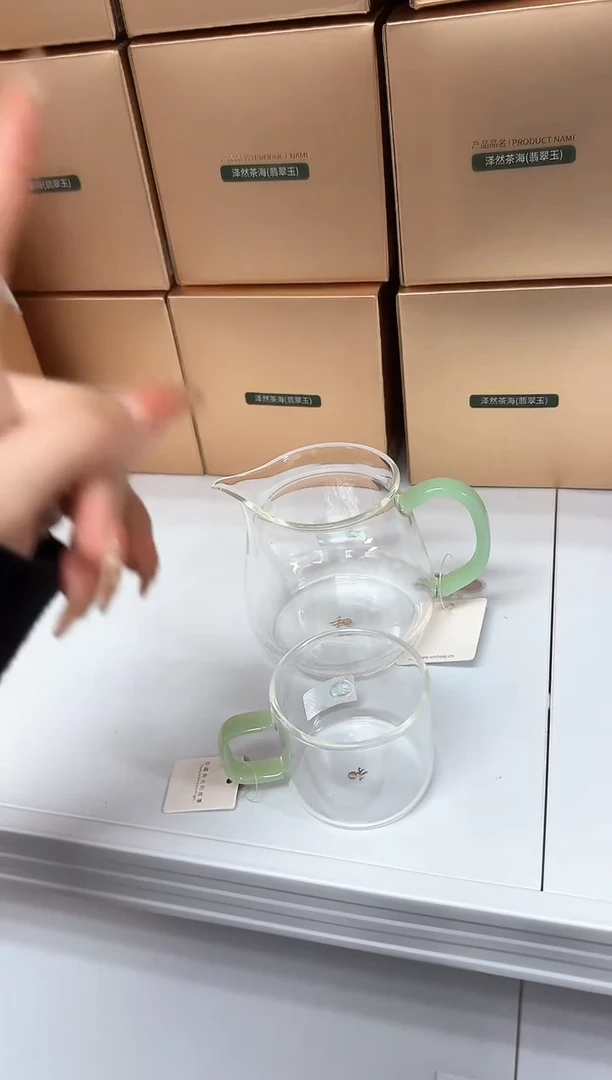 【闪购商品】@@禾器晶彩泽然浅玉+清禾杯浅玉一只