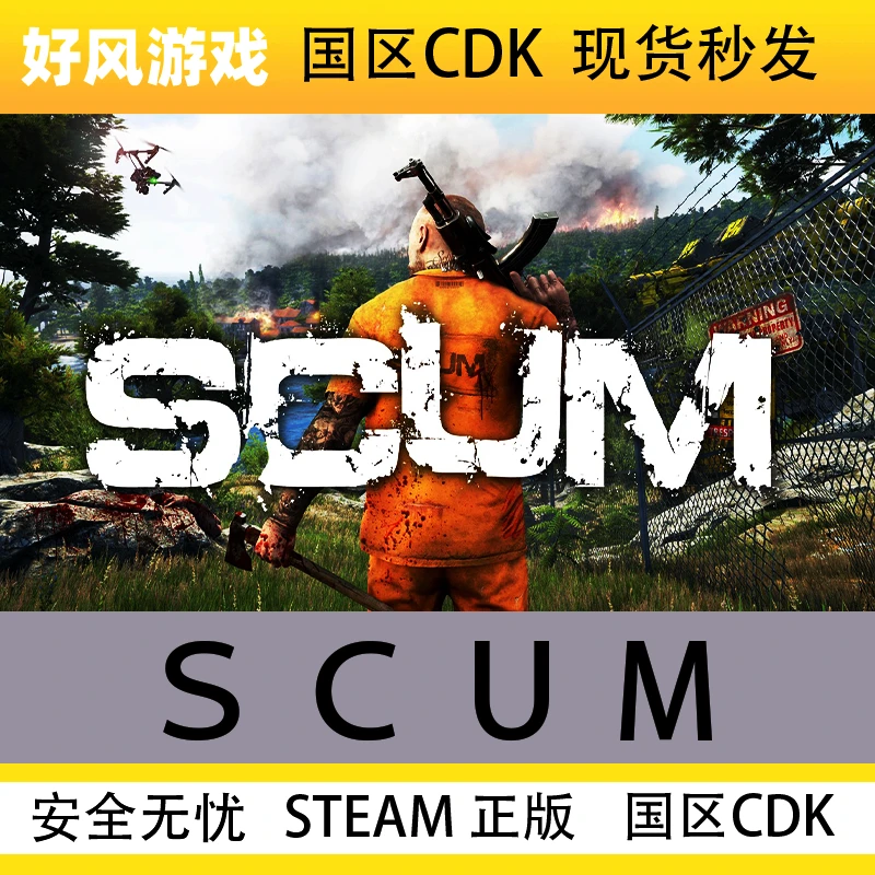 steam 人渣SCUM 官方正版CDK scum国区cdkey多人PC联机激活码