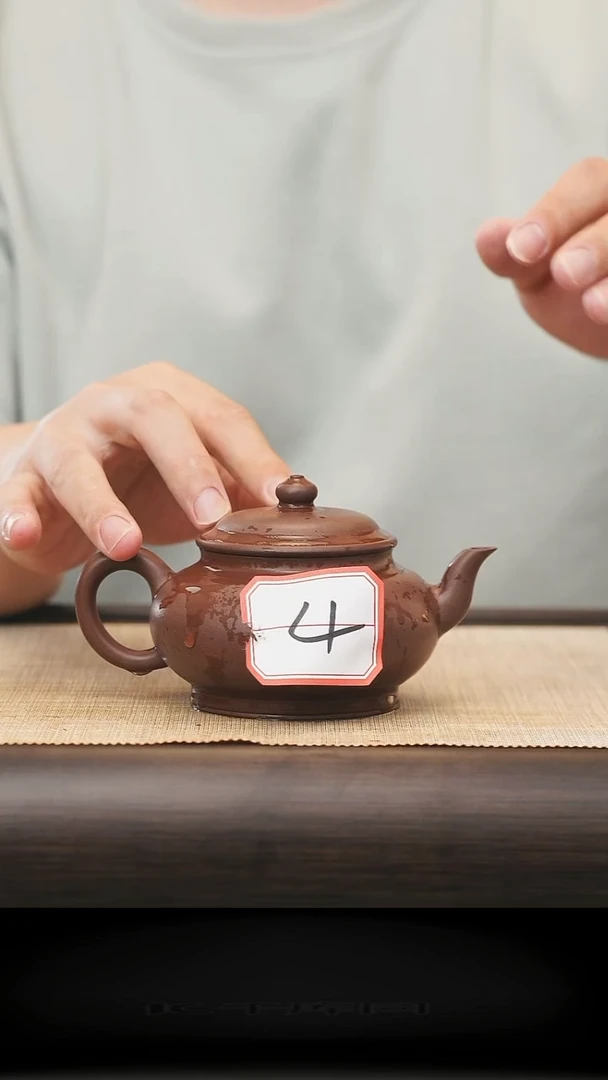 茶壶紫砂4号全手工紫砂壶